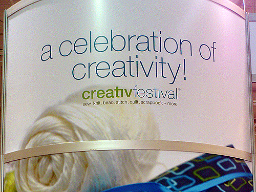creativ festival sign