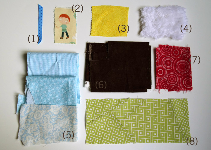 Thread Riding Hood Quiet Book Sew-Along: Fabric Detail