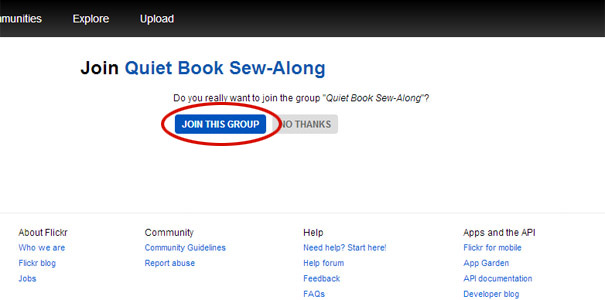 Join a Flickr Group: Step 5