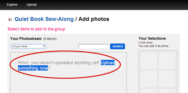 Join a Flickr Group: Step 7