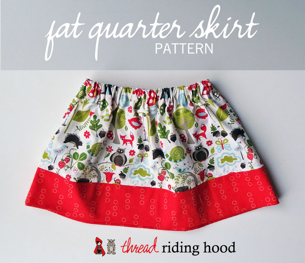 Fat Quarter Skirt PDF Pattern - Thread Riding Hood - Post Links