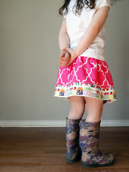 Thread Riding Hood - Fat Quarter Skirt Tutorial 1