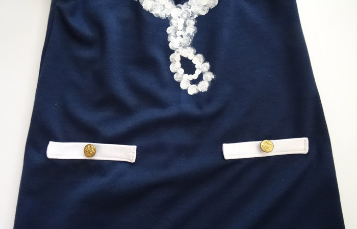 Knock it Off - Necklace Dress Finishing 2