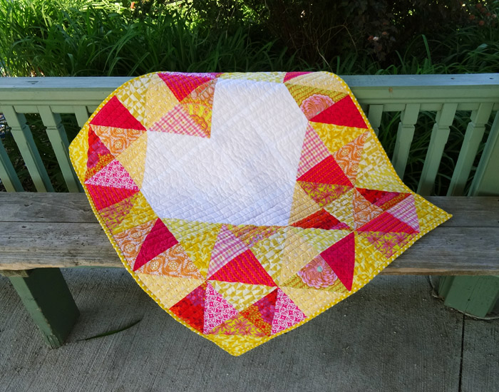 Thread Riding Hood - Heart Mini Quilt