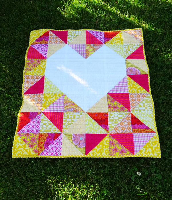Thread Riding Hood - Heart Mini Quilt