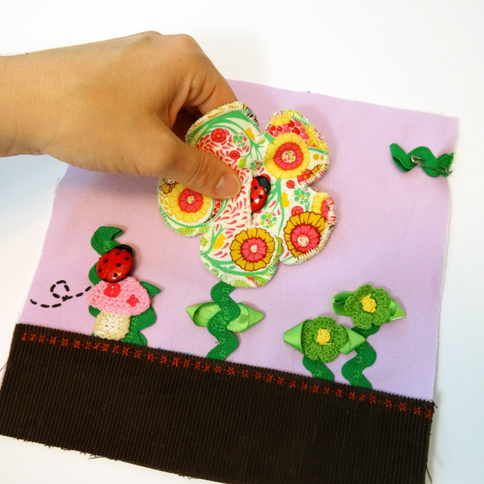 Thread Riding Hood - Quiet Book Sew-Along Flower Page