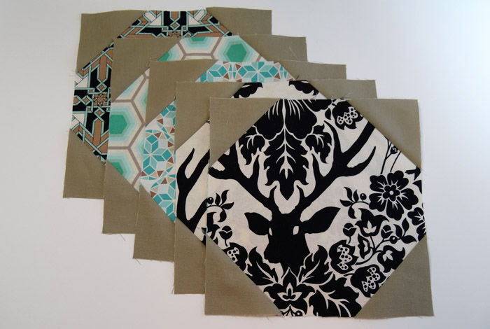 Quilted Dish Mat Tutorial: Piece Step 3