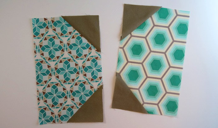 Quilted Dish Mat Tutorial: Piece Step 4