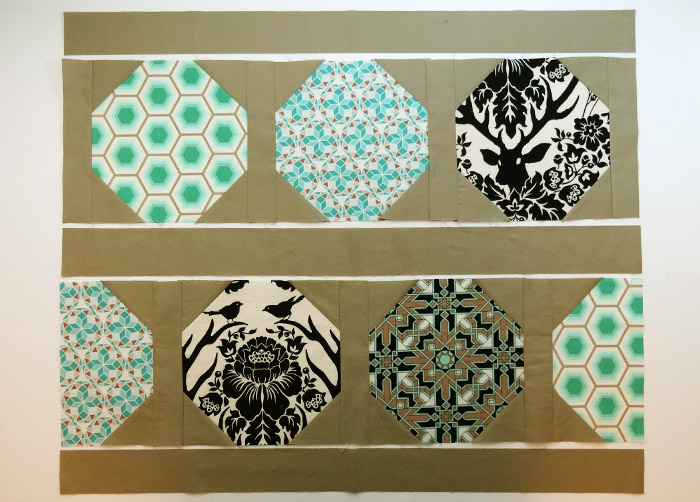 Quilted Dish Mat Tutorial: Piece Step 6