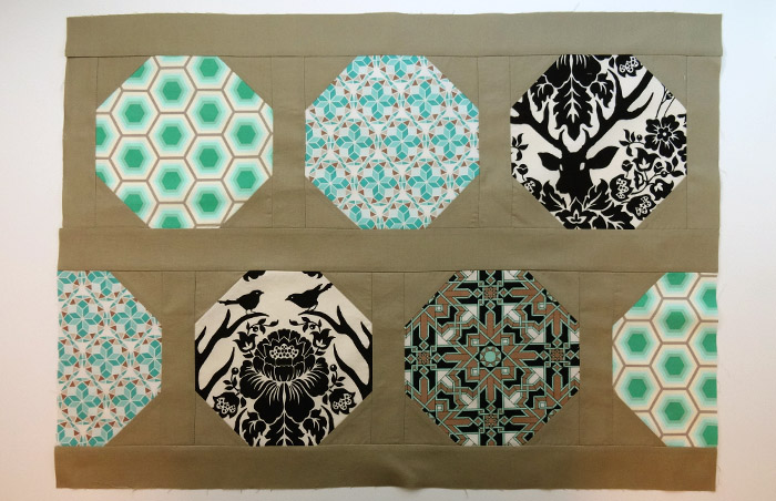 Quilted Dish Mat Tutorial: Piece Step 7