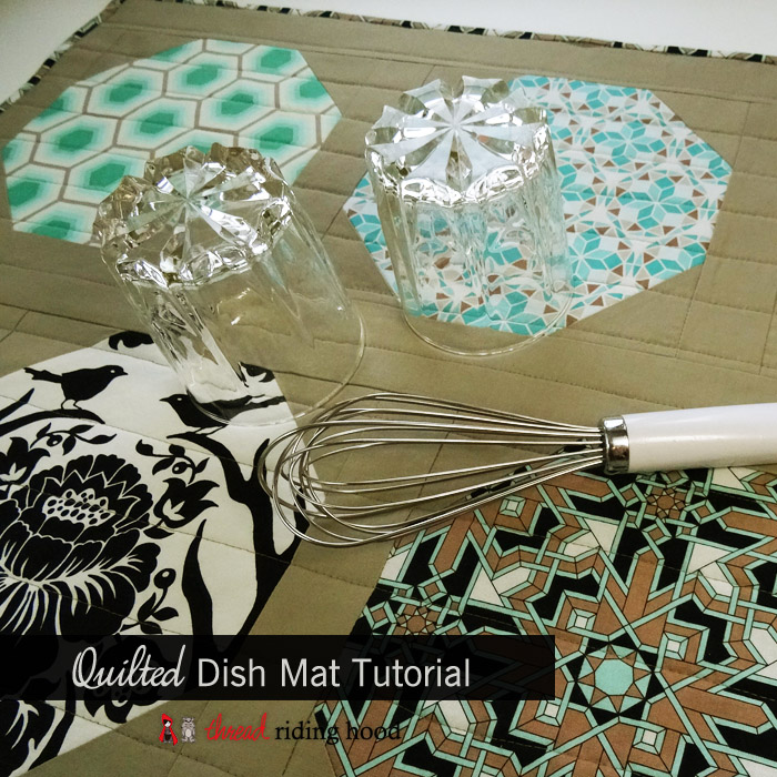 Quilted Dish Mat Tutorial