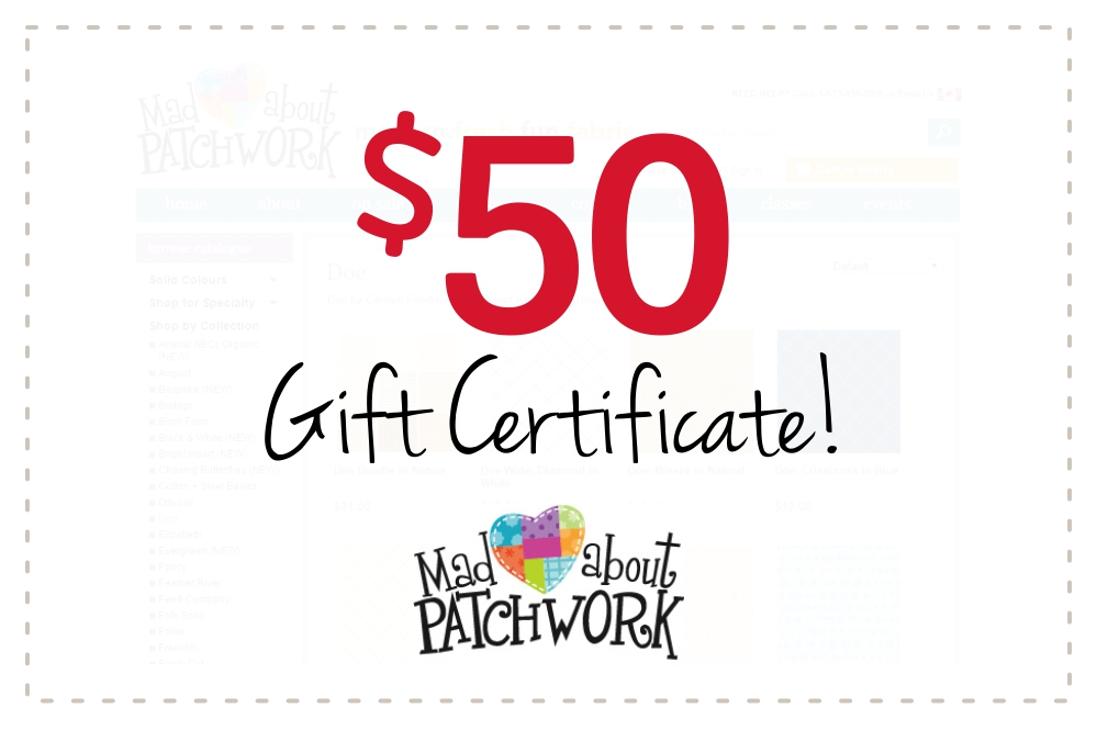 Giveaway Week - #1 Mad About Patchwork