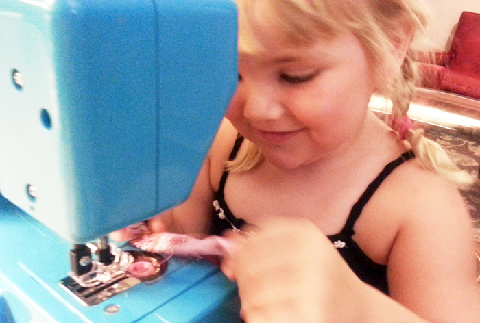 Kid Sewing