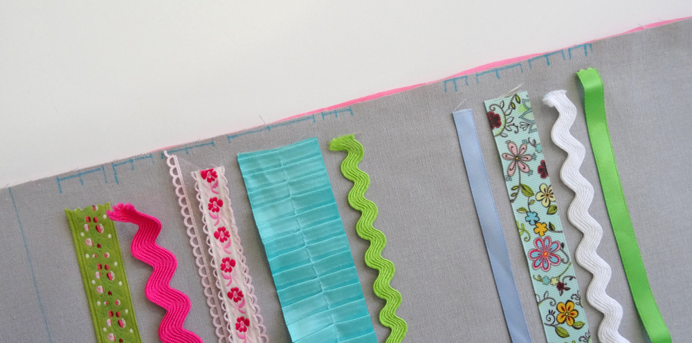 - Gathered Skirt Tutorial - Mark Ribbon Placement