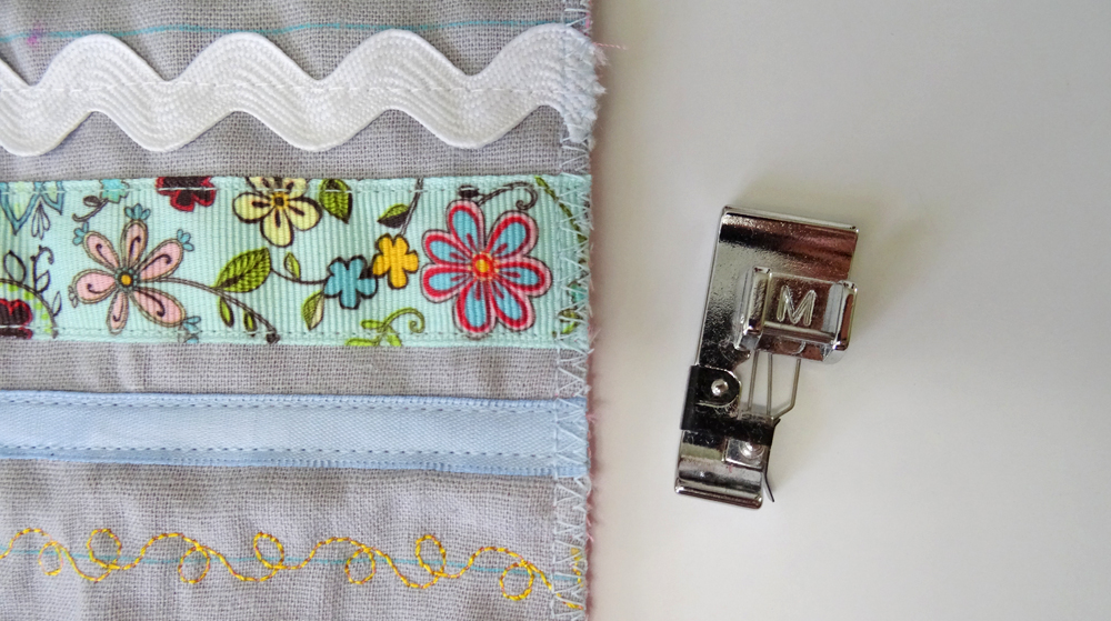 - Gathered Skirt Tutorial - Overcasting stitch and foot