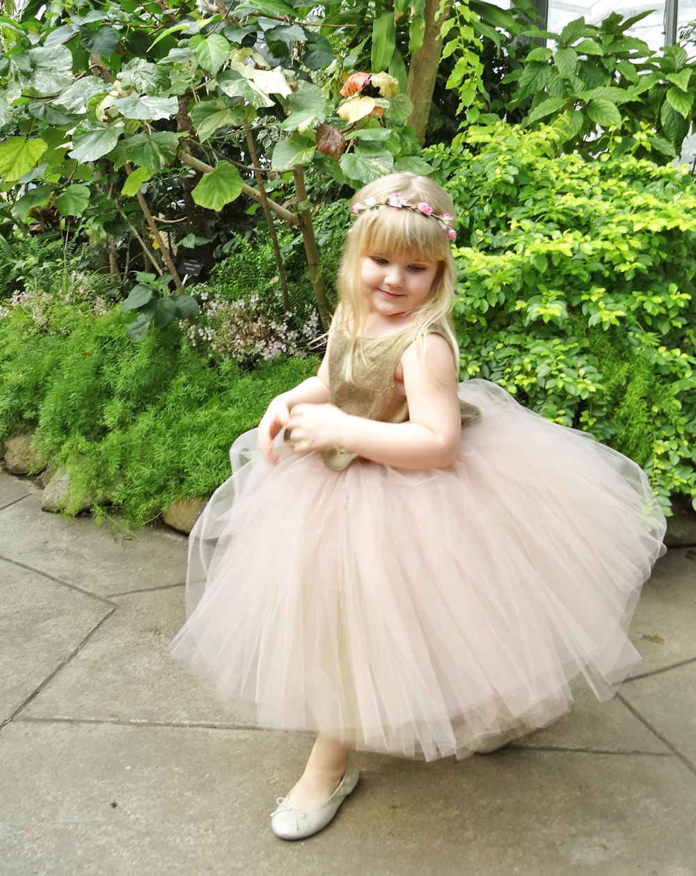TRH - Gold Violette Dress - Front View