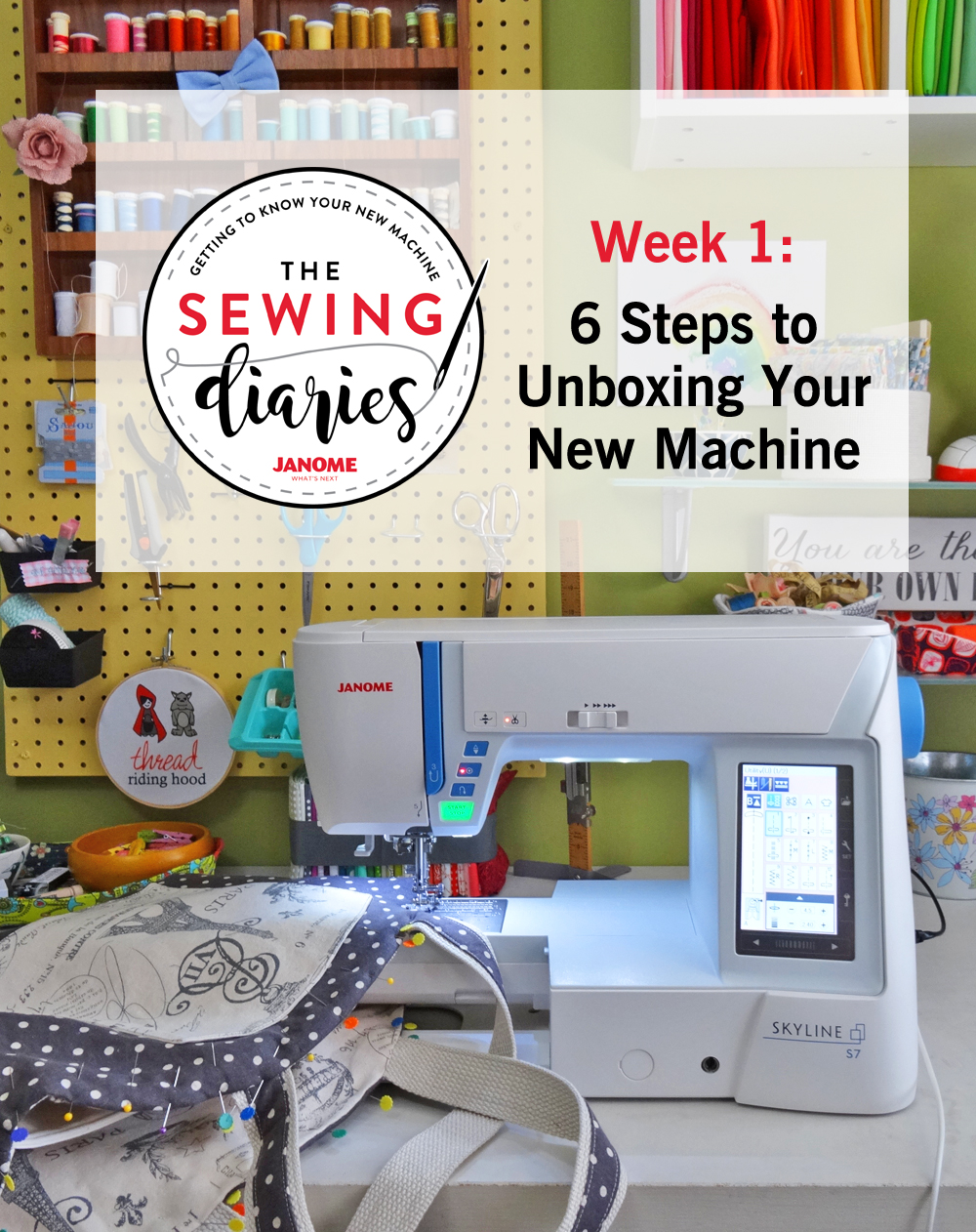 The Sewing Diaries - Thread Riding Hood - Week 1 -