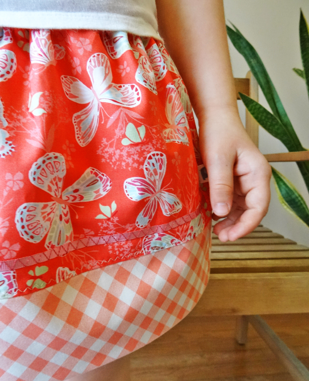 Butterfly Skirt Close Up
