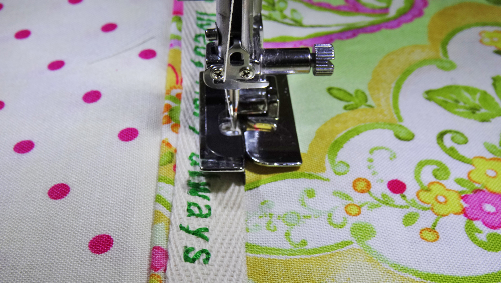Edge-Stitch with Overedge Foot