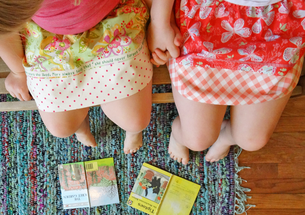Fat Quarter Skirts Top View