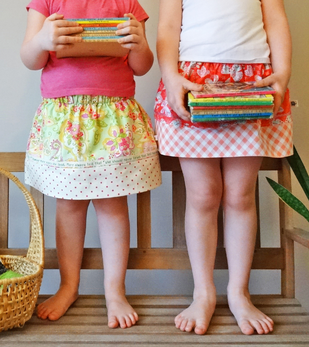 Fat Quarter Skirts with Shorties & Book Quote