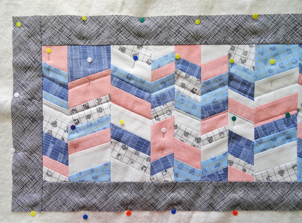 Pin Basted Table Runner