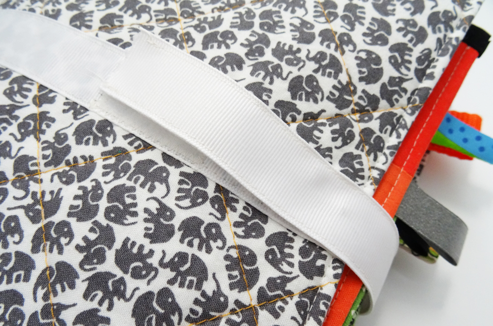 Quiet Book - Velcro Tab - Step 1