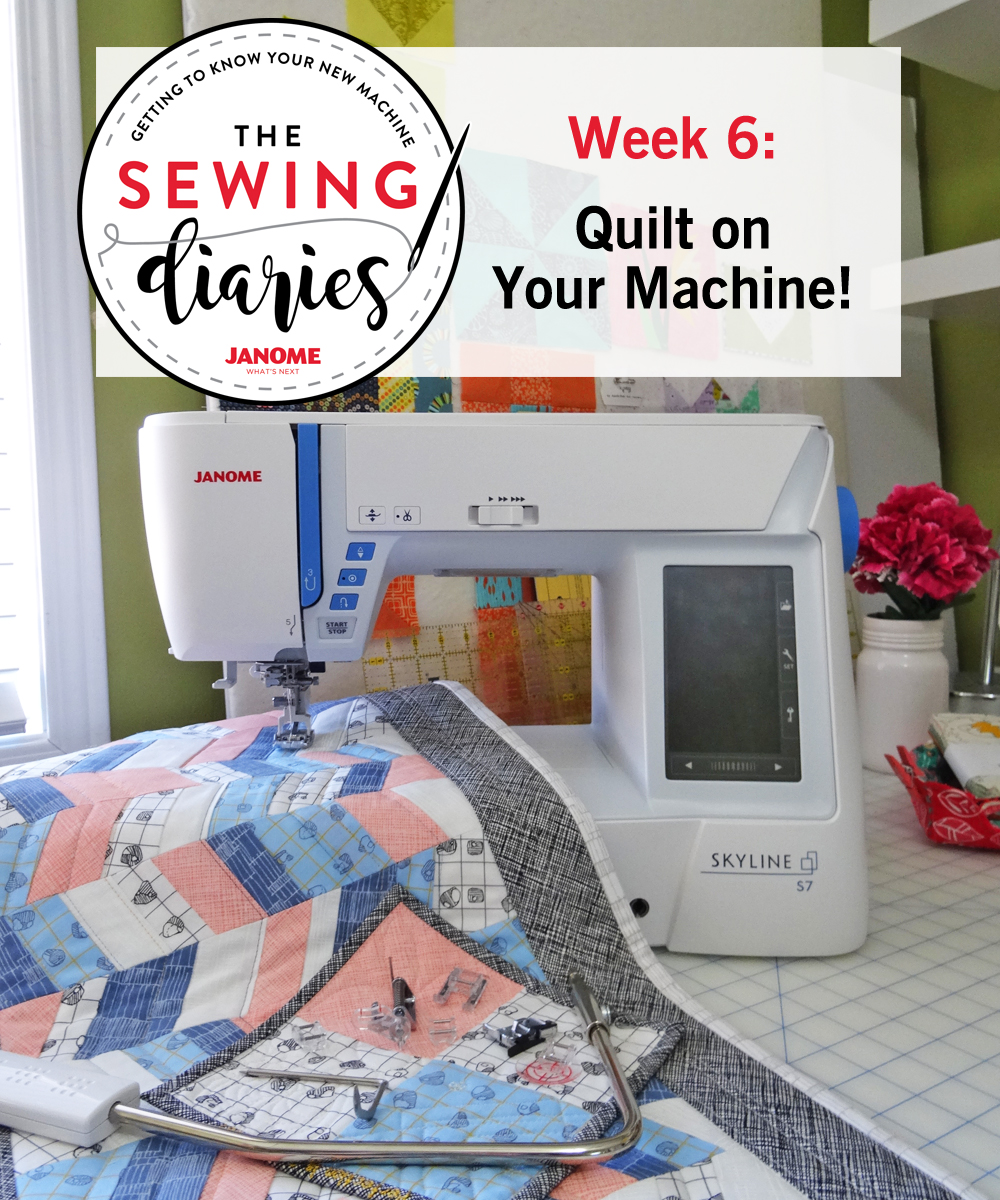 Thread Riding Hood - Janome Sewing Diaries - Week 6 - Quilting on Your Machine