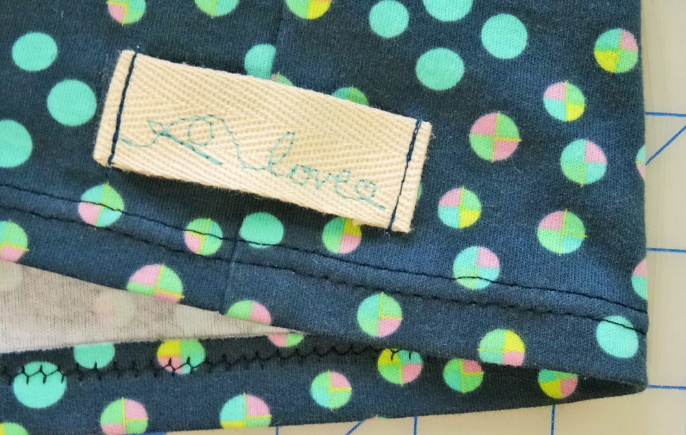 Twill Tape Label on Side Seam