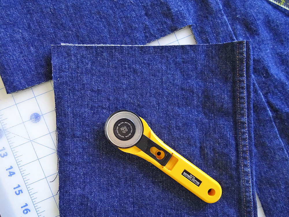 Trimming Thrifted Skirts