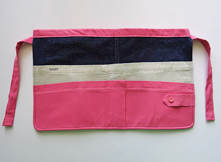 Upcycled Apron - Upside Down Hems