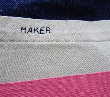 Upcycled Apron - Use Plain Space - Maker